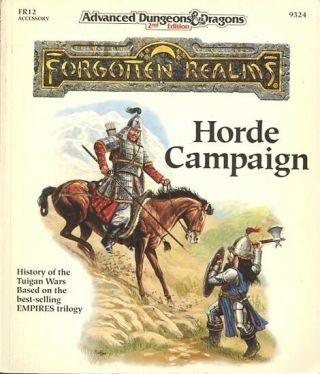 Fr12 Horde Campaign Vgc Ad&d D&d Forgotten Realms Tsr Dungeons Dragons 9324