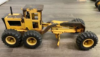 Tonka Road Grader Complete Restorable Or.  1970’s - 80’s Style