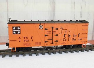 Usa Trains / Atchison Topeka & Santa Fe " Outside - Braced " Reefer