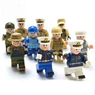 Lego Compatible Us Marines Navy Seal Soldiers Minifig Figurines Set