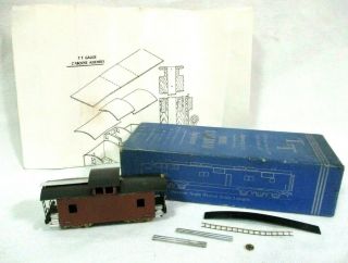 Hp Products 553 Tt Gauge Caboose Kit Track 471 Model Railroad 1:120 Scale Train