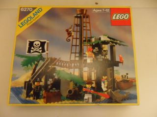 Vintage Lego Pirates Set 6270 Forbidden Island W/box & Instructions,  Complete