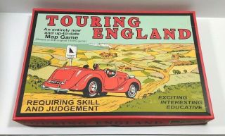 Touring England Board Game 2007 Based On 1930s Map Game