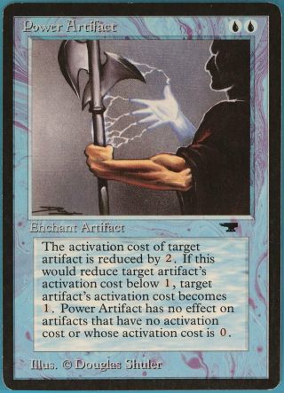 Power Artifact Antiquities Nm - M Blue Uncommon Magic Card (id 63831) Abugames