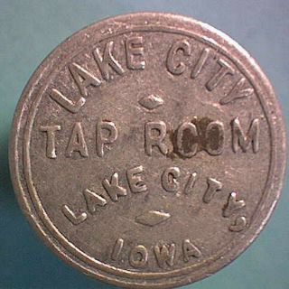 Lake City,  Iowa - Good For Token - 5c - Lake City Tap Room