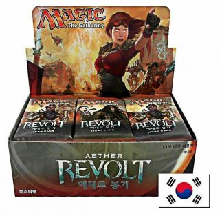 Aether Revolt Booster Box (korean) Factory Magic Mtg Abugames