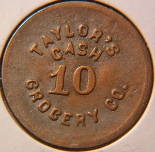 West Virginia 10¢ Ingle Token,  Taylor 