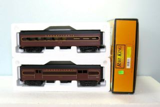 Mth Rail King 30 - 6106 Pennsylvania Streamlined Combine /diner - 2 Car Set O - 27