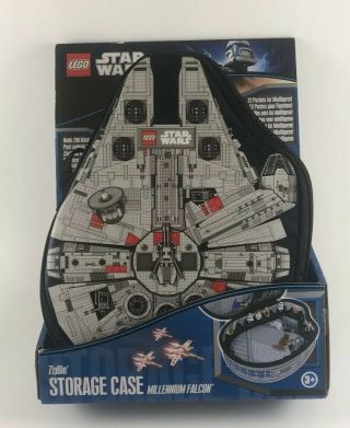 Lego Star Wars Storage Case Millennium Falcon By Zipbin Lego Storage Case
