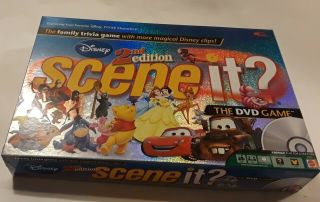 Disney Scene It 2nd Edition Dvd Board Game.  Complete.
