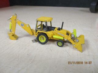Ertl John Deere 1/64 Scale Yellow Backhoe & Loader Tractor 310d
