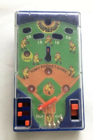 Vintage Tomy Pocket Game Baseball 7029 Smi