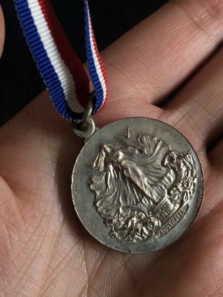 1919 Peace and victory triumph of liberty medallion antique coin medal 2