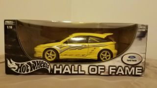 1:18 Scale Hot Wheels Hall Of Fame 2003 Ford Focus Limited Edition Modern Image