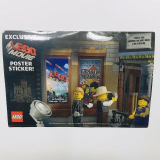 The Lego Movie Poster Sticker Add - On For 10232 Palace Cinema Sdcc