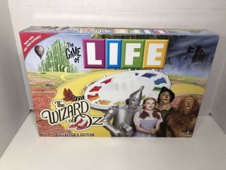 2008 The Game Of Life Board Game Wizard Of Oz Collector 