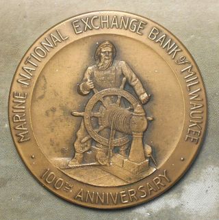 Milwaukee,  Marine National Exchange Bank,  100th Anniversary 1839 - 1939 Wi