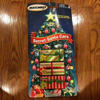 2002 Matchbox Secret Santa Cars Stocking Stuffers 3 Gift Boxes Nip Mattel 91887