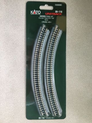 Kato 20 - 110 N Scale Curved Track