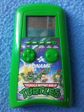 Teenage Mutant Ninja Turtles Tmnt Konami Handheld Electronic Game 1989