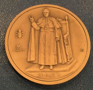 Saints Of Christendom St.  Pius X Coin Medal God Catholic Religion B