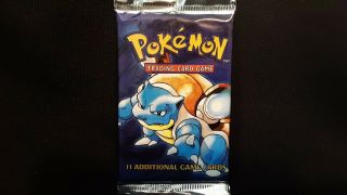 Pokemon Base Set Booster Pack Green Wing 1999 Unlimited 1x Unweighted