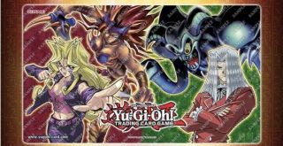 Yu - Gi - Oh Comic Con Playmat 2019 With Pegasus And Mai Valentine