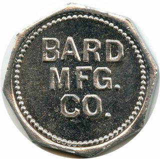 Bard Mfg.  Co.  Los Angeles,  California Ca ? 12¢ Milk Dairy Trade Token