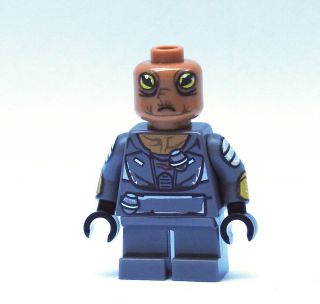 Custom Utai Worker Star Wars Minifigures On Lego Bricks Utapau