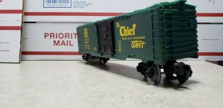 Lionel Trains O Scale Model Train Car ATSF Santa Fe The Chief Line Boxcar 16263 2