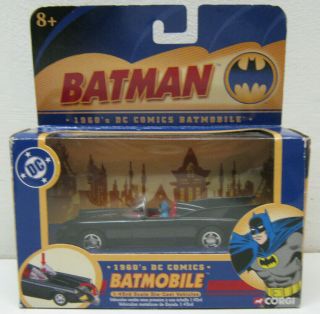 Corgi Batmobile 1960s (2004 Edition) Dc Comics Batman Diecast 1:43 Open Box