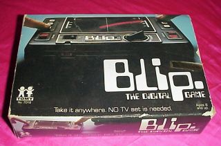 Vintage 1977 Blip The Digital Game Pong Video Game Tomy With Box