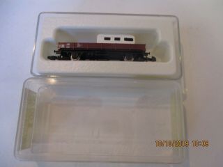 Marklin Z: Low - Sided Wagon With Caravan,  Boxed