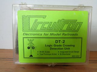 Circuitron All Dc Powered Dt - 2 Logic Grade Crossing Detection Unit -
