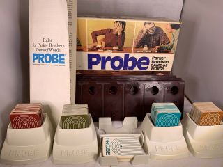 Vintage Probe Board Game Of Words 1974 Parker Brothers (complete,  Great Shape)