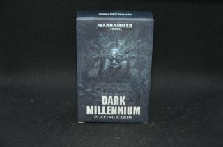 Warhammer 40k Dark Millennium Playing Cards John Blanche