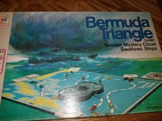Vtg 1975 Milton Bradley Bermuda Triangle Board Game