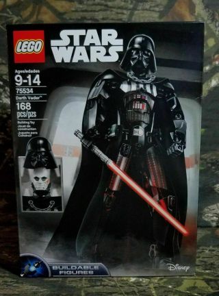 Nib Lego Star Wars Set 75534 Darth Vader Buildable Figures Cm