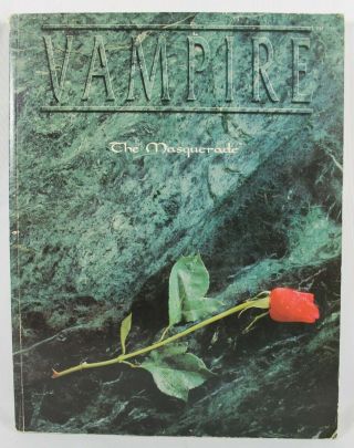 Vampire The Masquerade By Mark Rein Hagen 1991 Paperback 1st Edition Rpg