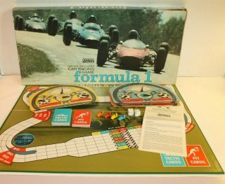 Vintage 1964 Parker Brothers Formula 1 Car Racing Game