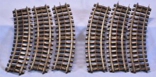 Lionel O Gauge Track - 12 Curved Sections,  Full Circle,  W/14 Clips - 2 Of 2