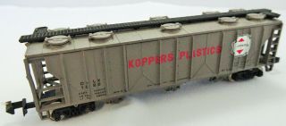 Bachmann Freight Cars N Scale 47’ Covered 70 Ton Hopper Koppers Plastics