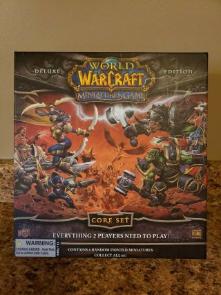 2008 World Of Warcraft Miniatures Game Core Set Deluxe Edition Complete