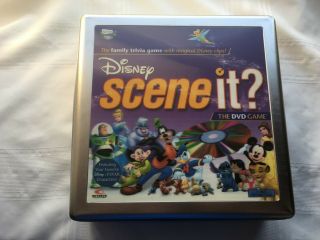 Disney Scene It? The Dvd Game Deluxe 1st Edition - Metal Tin