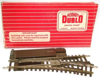 Hornby Dublo No.  2728 2 - Rail Right Hand Switch Point - Exc.  & Boxed