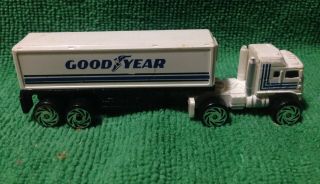 GOODYEAR SEMI TRUCK CAB AND TRAILER/ MICRO MACHINES/ ROAD CHAMPS 3