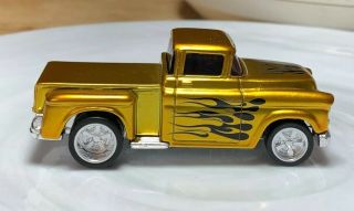 Hot Wheels Street Show ‘56 Chevy Pickup Truck 1/64 Real Riders Chevrolet Htf