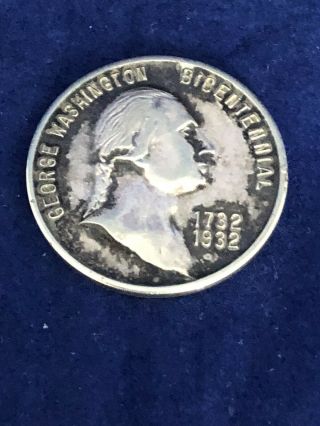 Willy’s Overland Silver Anniversary 1932 George Washington Bicentennial Medal