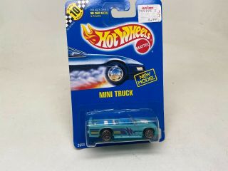 Hot Wheels - Mini Truck - - 89 (1990) - On Card - Look - Speed Points