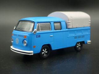 1967 - 1979 Vw Volkswagen Type 2 Double Cab Pickup 1/64 Scale Diecast Model Car